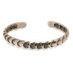 Pulsera PLATADEPALO escamas con piedras