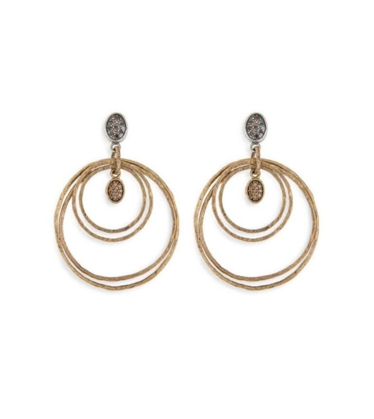 Pendientes PLATADEPALO Woman Sri Lanka zirconitas