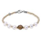 Pulsera PLATADEPALO perlas