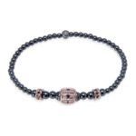 Pulsera PLATADEPALO hematite gris