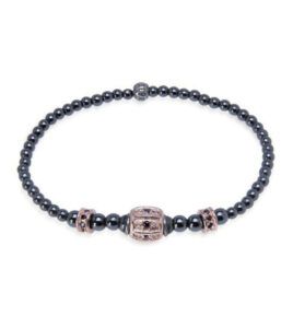 Pulsera PLATADEPALO hematite gris