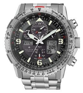 Reloj Citizen radiocontrolado supertitanium superpilot Eco-Drive