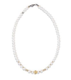 Collar PLATADEPALO perlas