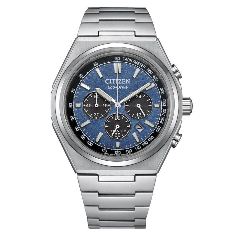 RELOJ CITIZEN Chrono Super Titanium 4610 Color AZUL