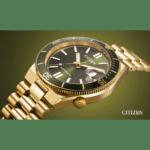 CITIZEN TSUYOSA SHORE Automático esfera y bisel VERDE Acero chapado - Imagen 2