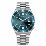 CITIZEN TSUYOSA SHORE Automático esfera y bisel VERDE mar