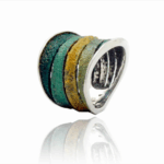 SORTIJA PLATA ESMALTE COLECCIÓN BORI