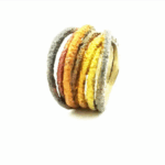 ANILLO PLATA ESMALTE COLLECIÓN SIRA OCRES