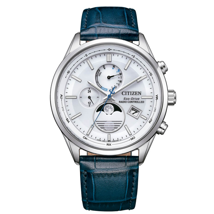 BY1030-09A CITIZEN Tsuki-yomi Moon Phase Radio Controlado - Imagen 1