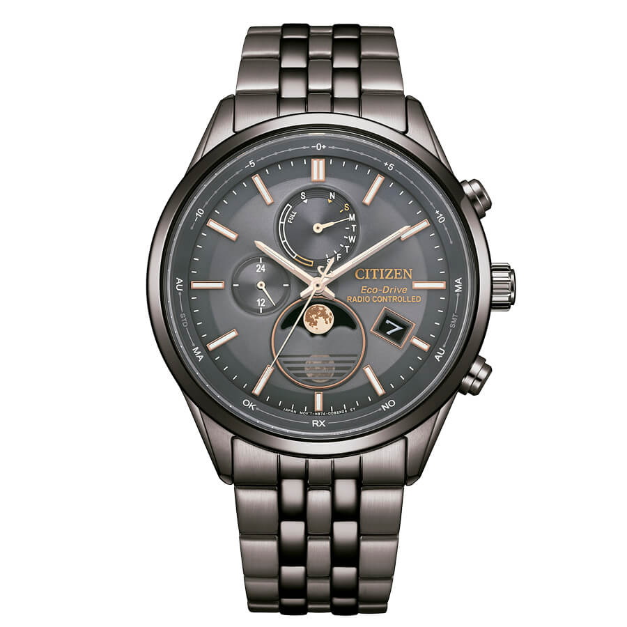 BY1037-51H Reloj CITIZEN Tsuki-yomi Moon Phase IP Grey - Imagen 1